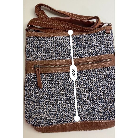 The Sak Lucia blue and white crochet crossbody bag - Picture 5 of 8